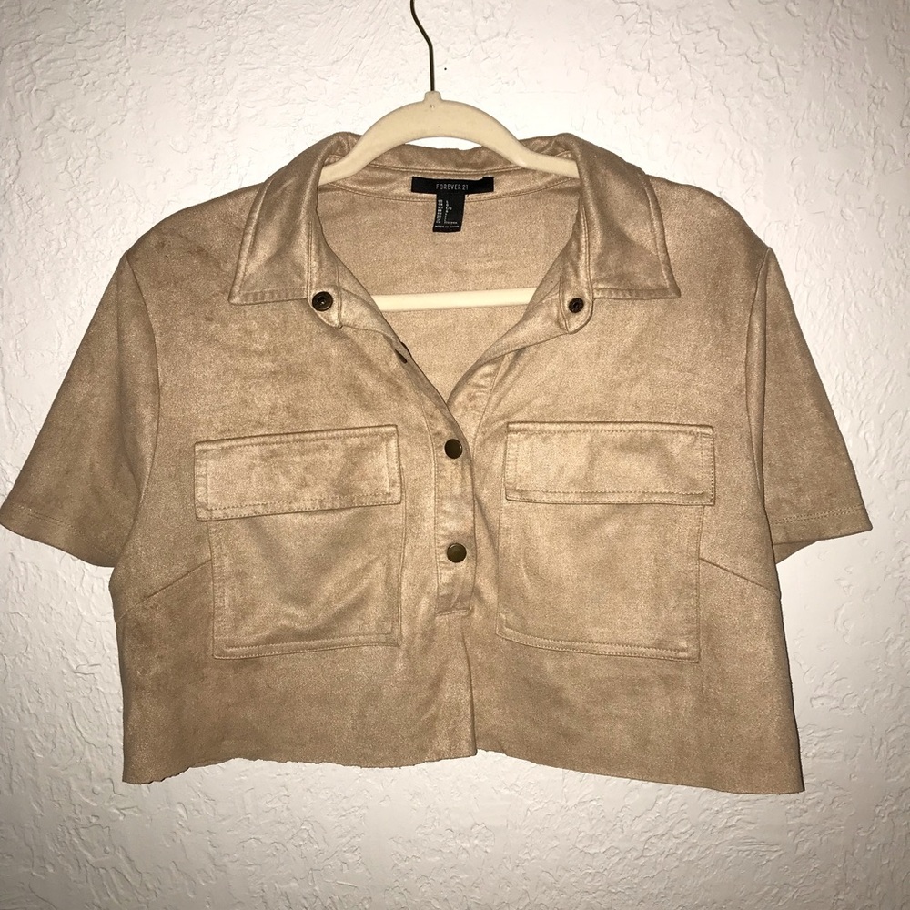 Suede shirt